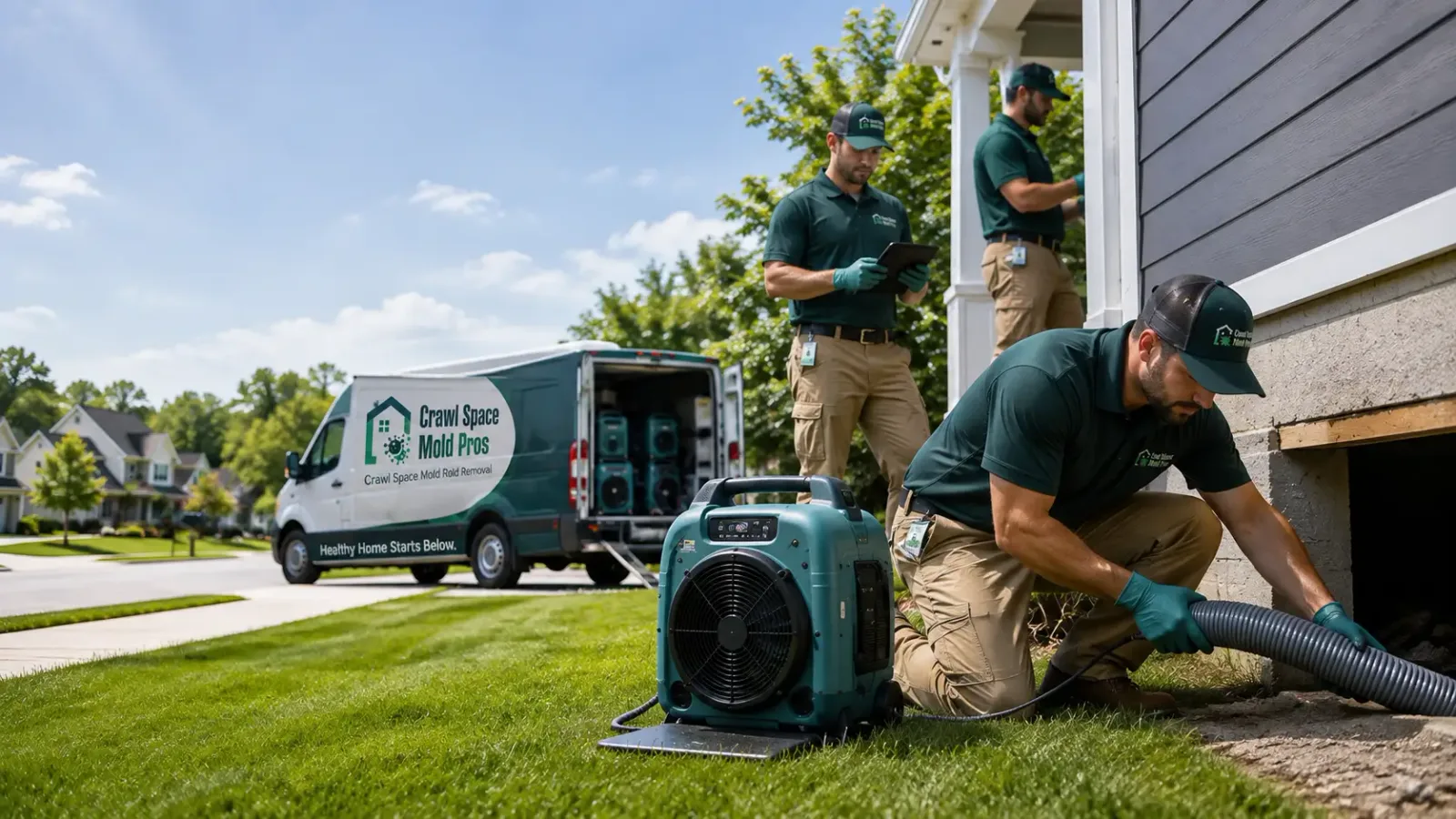 Crawl Space Mold Removal in Seeley, CA